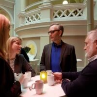 Attendees - coffee break IAM Academy attendees